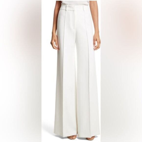 White Milly High Rise Hayden Wide Leg Trouser size 4 - Picture 1 of 10